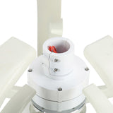 Wind Turbine Kit 1200W 5 Blade Generator AC Motor Solar System Lantern Type DoubleLayer White(24V )