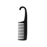 Wide Teeth Comb For Curly Hair Long Hair Comb For Wet Hair 1 Piece Paddle Comb (black)