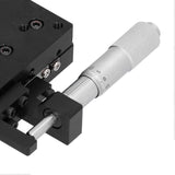 Sliding Stage XY Axes Manual Knob FineTuning Cross Roller Displacement Platform 80x80mm