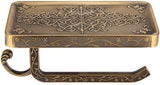 Toilet Paper Holder, Vintage Antique Brass Toilet Paper Holder Wall Mount Mobile Phone Holder (antique)