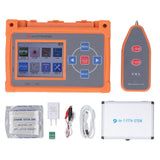 9 in 1 OTDR Optical Fiber Tester PON Test LCD Display Optical Time Domain Reflectometer Line Finder Set 100240V US Plug