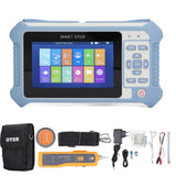9 in 1 Optic Fiber Cable Tester APC OTDR with Optical Power Meter Visual Fault Locator Line Finding Event Map 100240V EU Plug