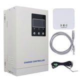 MPPT Charge Controller Intelligent Multiple Load Modes Bluetooth Alloy Steel Solar Controller 12V 24V 36V 48V 80A