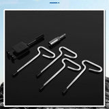 6 PCS Tent Stand Ice Fishing Anchor Tool for Fishing Tent Fixer