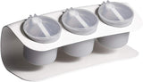 Spice Jar Set With Spoon, Salt And Pepper, Spice Rack, Spice Container, Kitchen Tool Box, Kitchen Accessories (white)