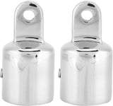 Yacht Sun Hat Accessories, Eye End Of Connecting Cap Deck Hardware 2pcs (sliding Cap 25mm)
