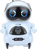 Pocket Robot 939a Robot Talking Toy Interactive Dialogue Voice Recognition Recording Singing Dancing Mini Robot Toy Gift (pocket Robot - Blue Kad08566