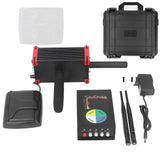 Metal Detector Foldable Screen Long Range Gold Finder Pinpointer AC 100240V for Outdoor US Plug