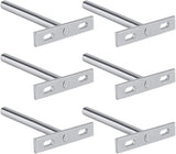 Invisible Wall Shelf Stand Hide Floating Pallet Bar Stand Office Home Steel Stand 6pcs (f - Nickel Plated (3