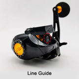 6.3:1 Digital Fishing Baitcasting Left Fishing Reel With Accurate Line Counter Large Display Casting Reel Fishing Tool Accessory
