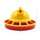 6 Pcs Chicken Feeder Brooder Fountain Automatic Chick Feeding Bucket Drinkers Set Poultry Feeder Cup Farm Animal Feeding