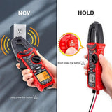 600A AC DC Digital Clamp Meter Multimeter Ammeter Voltage Tester Car Amp Hz Capacitance NCV Ohm Test (AC/DC Current)