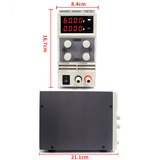 KPS603DF Adjustable High Precision Double LED Display Switch DC Power Supply Protection Function 60V3A 110V-230V 0.1V/0.001A EU