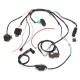 1Set Full Complete Electrics 50 70 90cc 110cc 125cc Wiring Harness Loom Solenoid Coil CDI Quad Dirt Bike ATV Moto