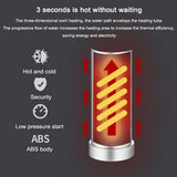 Electric Kitchen Water Heater Tap Instant Hot Faucet LCD Display Water Heating Faucet Instantaneous Tankless Kitchen Supplies