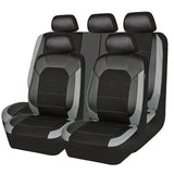 4Pcs/9Pcs Cover Universal PU Leather Car Cushion Front And Rear Full Protection Seat Pad For Cars Truc