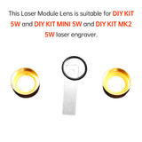 2PCS Algolaser ALML10 5W/10W 10mm Window Lens Laser Head Replacement for DIY KIT MINI 10W/ Alpha 2 10W
