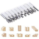 20Pc HSS Carbide Engraving Bits Router Bit Set 1/8 Inch(3mm) for Rotary Tools
