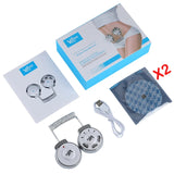 EMS Microcurrent Electric Vibrating Body Shaping Slimming Massager Belly Arm Leg Fat Burning Rechargable