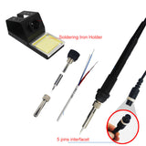 750W Soldering Station 2 In 1 Digital ESD Antistatic Hot Air Blower Heat Gun Welding Solder Iron SMD Desoldering Rework Tool
