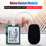 30dB~130dB Onboard Module TTL/RS485 Industrial Grade Sound Sensor 4.5V~5.5V/10~28V Noise Generator Decibel Tester