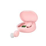 Bluetooth Headset Invisible True Wireless Handfree for Sleeping Working Black