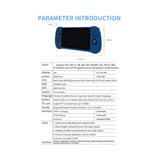 For POWKIDDY X55 Retro Game 16G+64G RK3566 5.5 INCH 1280X720 IPS Screen Open-Source ux Handheld Video Console