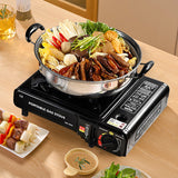 Camping BBQ Stove Cooking Tools Portable Cassette Furnace Barbecue Accessories Cartridge Cooker Outdoor Gas Burner