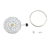For 2836-2 Dual-Calendar Fully Mechanical Movement, Automatic Winding with Day-Calendar Watch Heart (White)