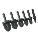 6PCS/Set Copper Pipe Drill Bits Flaring Hex Handle Practical Tube Expander Set Accurate Rotary Tool Swaging Air Conditioner