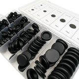 170PCS Rubber Grommet Assortment Firewall Hole Electrical Wire Grommet Gasket Kit For Wire Plug And Cable Protect Bush 7 Size