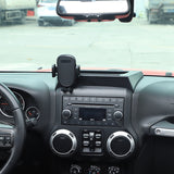 Top-Phone Mount For Jeep Wrangler JK 2012-2017, Multi-Mount Phone Holder Dash Tray Storage Box System Kit