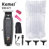 Kemei hair clipper KM-H71 Cross-border New Oil Head Carving Push Cutter LED LCD Digital Display USB Professional Electric