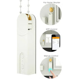 DIY Smart Motorized Chain Roller Bds Shade Shutter Drive Motor Powered By Solar Panel and Charger for Bluetooth APP Control