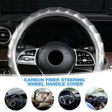 Non Slip Breathable Carbon Fiber Steering Wheel Sleeve Protector Cover Car Accessories For Women