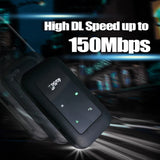 WiFi Repeater 4G LTE Pocket Signal Amplifier Network Expander Mobile Hotspot Wireless Mifi Modem Router SIM Card Slot
