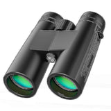 12x42 Binoculars, High Power Telescope With Bak4 Prism Fmc Lens-black