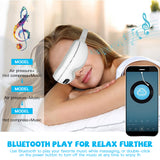 Electric Eye Massage Instrument Thermal Compress Vibrating Eye Mask Bluetooth Music Wireless Portable Folding Eye Massager