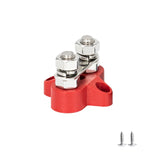 5/16" Terminal Studs M8 48V Junction Block Bus Bar Insulated Dual Heavy Duty Power Distribution Stud Positive Negative RV