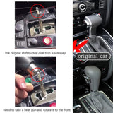 Carbon Fiber Gear Knob Electronic Shift Handle for Audi A6 C7 VW Golf 6 7 R GTI Slien