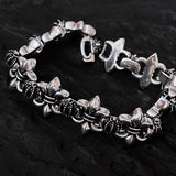 Fashion Vintage Crown Silver Bracelet