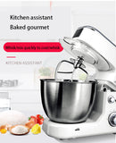 Home Multifunctional Electric Food Household Dough Egg Cream, Salad Beater, Cake Mixer, 800W, 4L