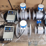 Split Magnetic w Meter Remote Display Liquid Wastewater Sewage Slurry Electromagnetic wmeter