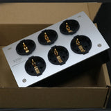 Hifi Audio E-TP60 FI-E30 EU Shuko Euro AC Power Distributor 125V-250V 50/60Hz 16A 16Amp IEC Inlet Electrical Plug Socket Units