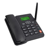 Cordless Desktop Telephone SIM Card 2G Fixed Wireless Phone with Antenna Radio Alarm Clock Funtion for House Home Call