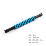 hand-held fascia muscle relaxation roller rolling leg yoga fiess supplies gear massage stick