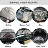 10mm Auto Firewall Insulation Sound Deadener 50*200cm High Quality Heat Shield Mat Useful Car Accessories