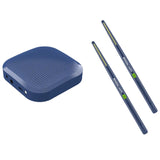 Set Portable Electronic Virtual Air Drum Drumstic Pedals Professional Gift for Adults Kids