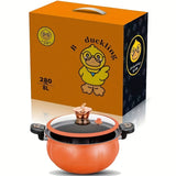 1pc, Pumpkin Micro Pressure Cooker (27.0cm), 8L/2.1Gal Stock Pot, Multi-functional Large Non Stick Cooking Pot, Cookware, Kitchenware, Kitchen Supplies, Kitchen Items