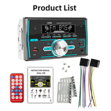 Double Din Universal Car Multimedia With Voice Assistant Support Bluetooth App Remote Control FM Radio Audio USB Player